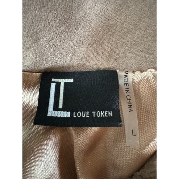 Love Token Faux Fur Vest L Soft Polyester Lining - Picture 2 of 16